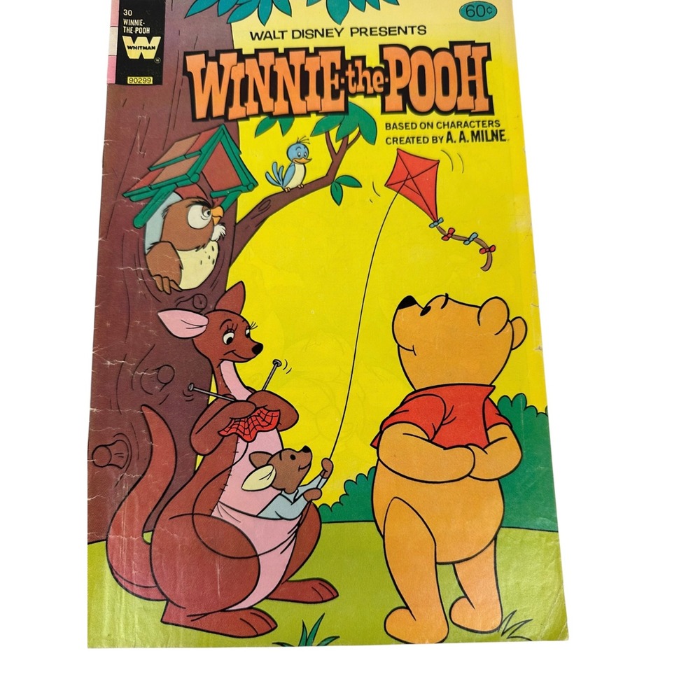 Walt Disney Winnie the Pooh #30 Whitman Comic Book 1982 Vintage Disneyana